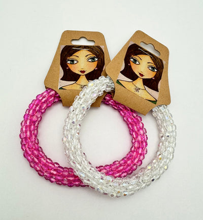 Happy combo Pink & White bangles 🤍🩷