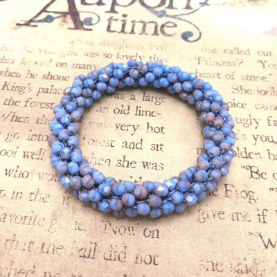 Continuous bangle bracelet - periwinkle