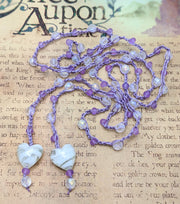 Bohemian Chic Lariat - Orchid