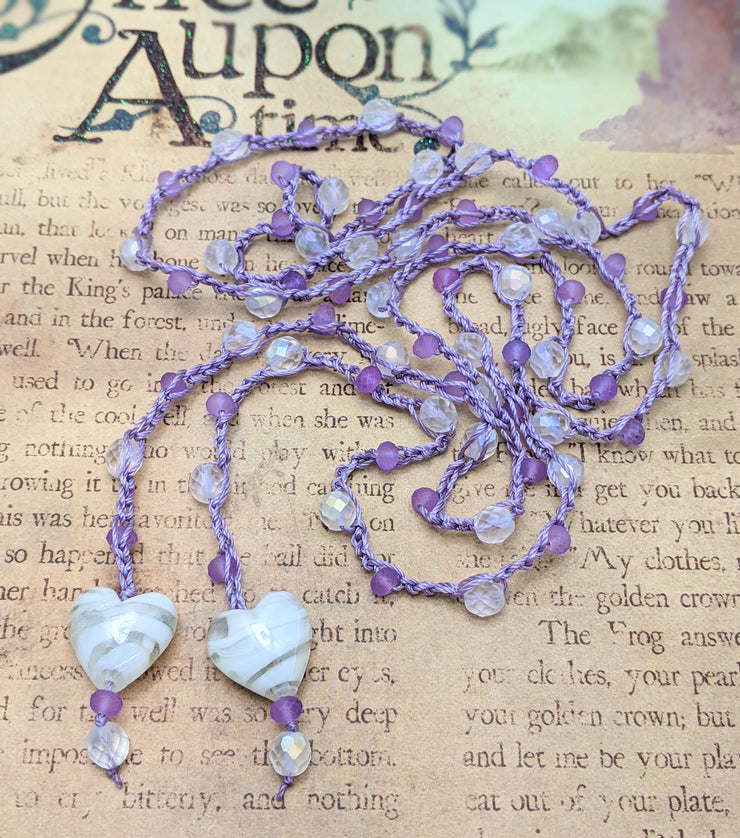 Bohemian Chic Lariat - Orchid