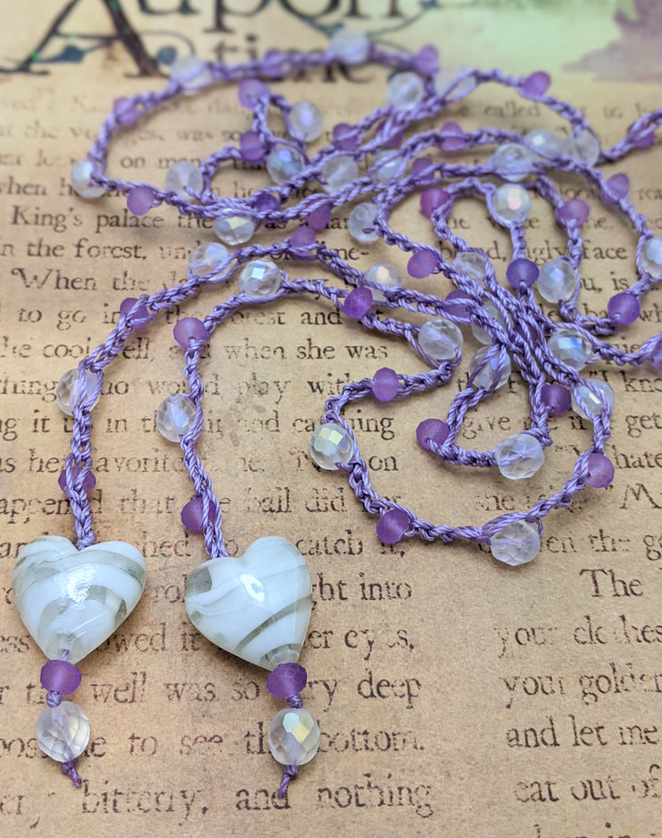 Bohemian Chic Lariat - Orchid