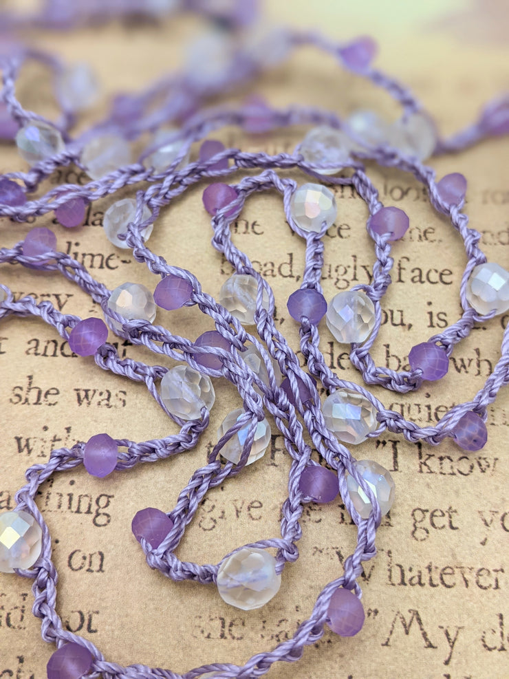 Bohemian Chic Lariat - Orchid