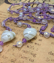 Bohemian Chic Lariat - Orchid