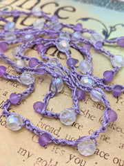 Bohemian Chic Lariat - Orchid