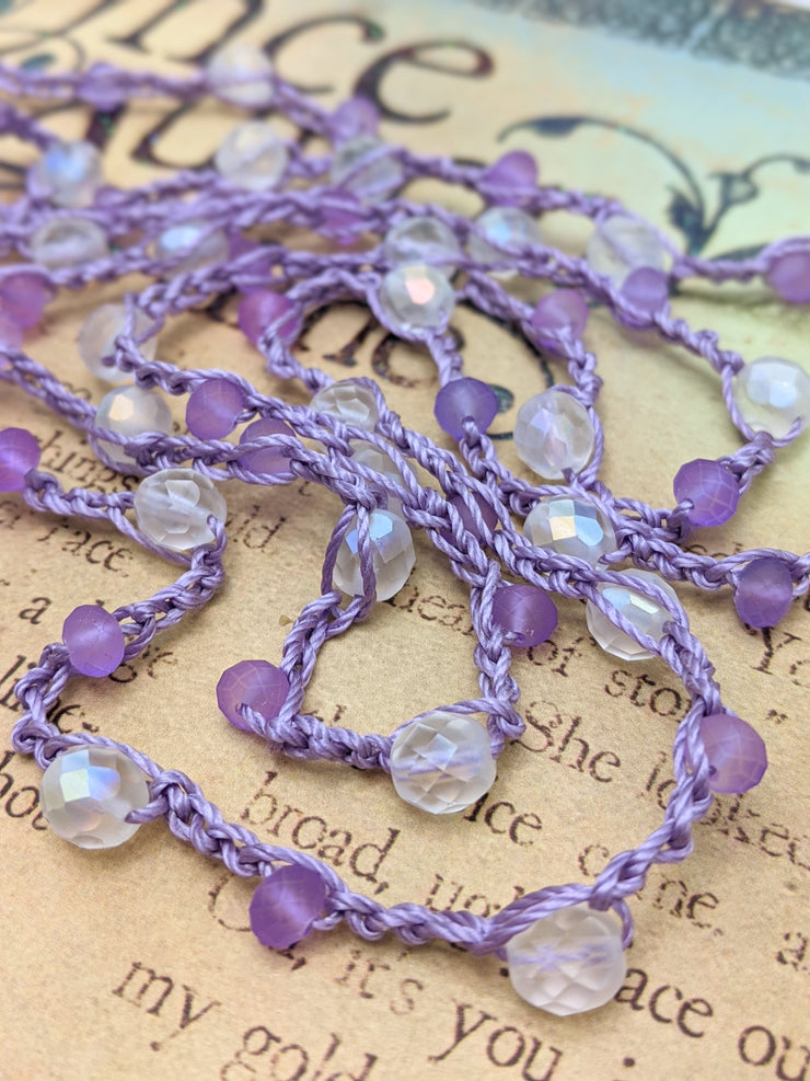 Bohemian Chic Lariat - Orchid