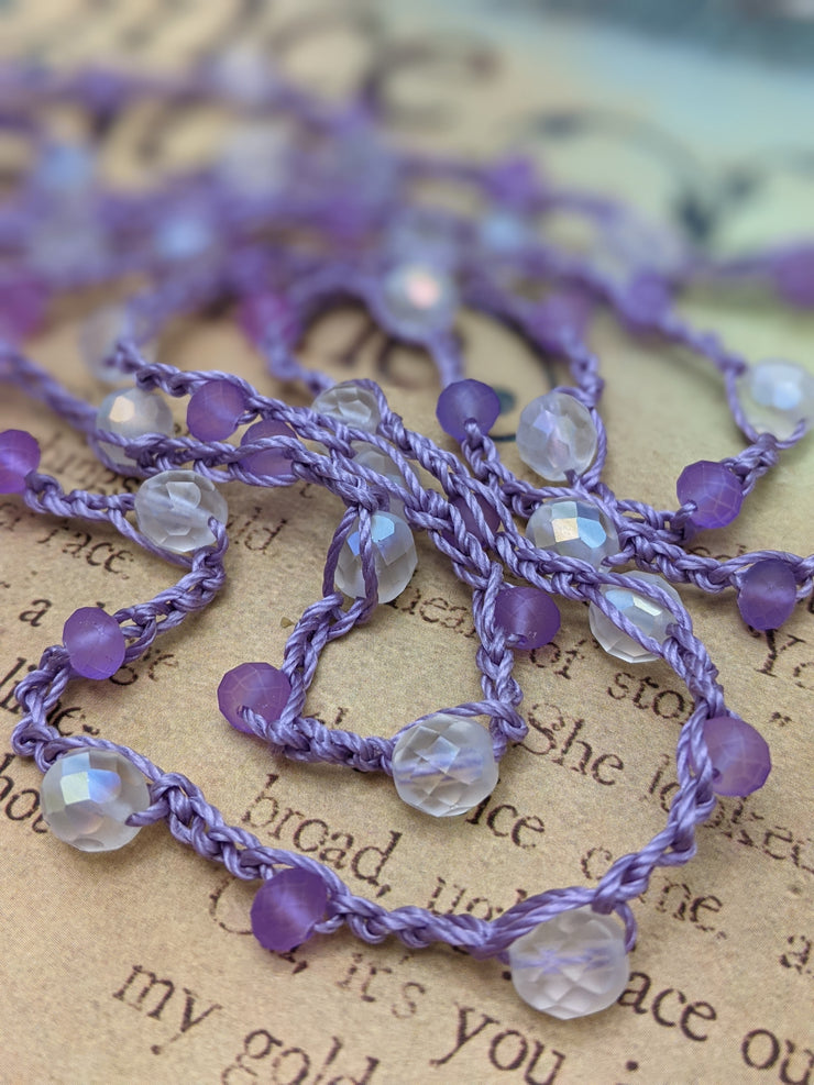 Bohemian Chic Lariat - Orchid