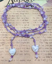 Bohemian Chic Lariat - Orchid