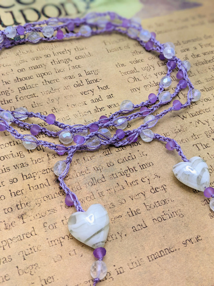 Bohemian Chic Lariat - Orchid