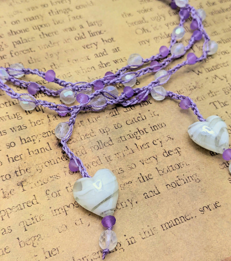 Bohemian Chic Lariat - Orchid