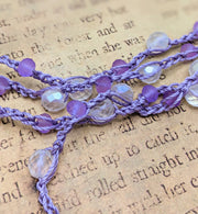 Bohemian Chic Lariat - Orchid