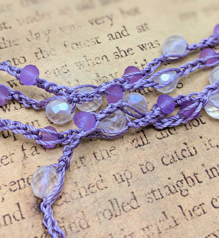 Bohemian Chic Lariat - Orchid