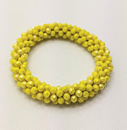 Continuous bangle bracelet - Lemon Drops
