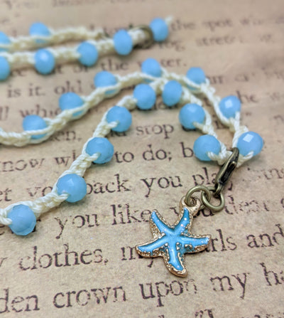 OCEAN LOVE CHOKER - Bohemian Chic - Beach Day Sky Starfish
