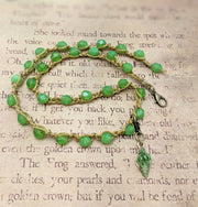 OCEAN LOVE CHOKER - Bohemian Chic - Summer Green - Conch