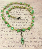 OCEAN LOVE CHOKER - Bohemian Chic - Summer Green - Conch