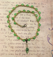 OCEAN LOVE CHOKER - Bohemian Chic - Summer Green - Conch