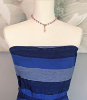 OCEAN LOVE CHOKER - Bohemian Chic - Pink-n-Purple  - Conch