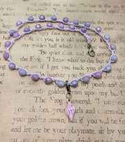 OCEAN LOVE CHOKER - Bohemian Chic - Pink-n-Purple  - Conch