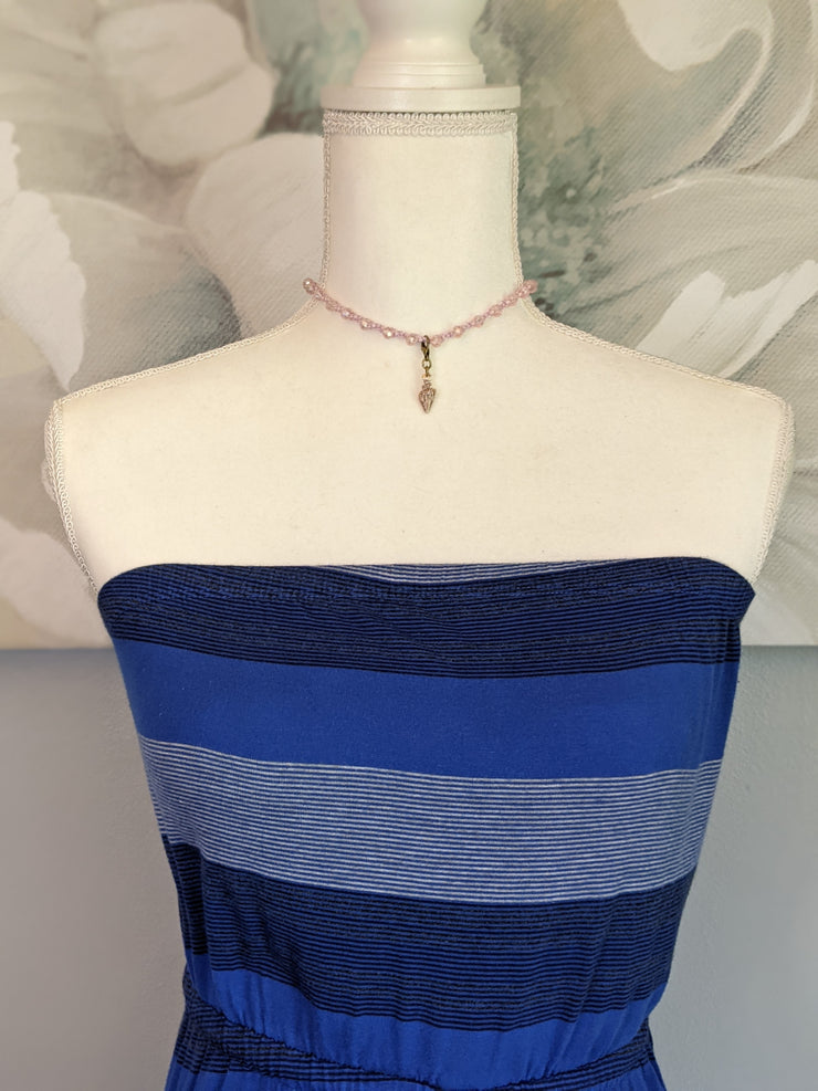 OCEAN LOVE CHOKER - Bohemian Chic - Sunny Pink  - Conch