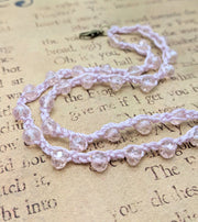 OCEAN LOVE CHOKER - Bohemian Chic - Sunny Pink  - Conch