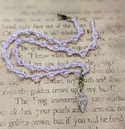 OCEAN LOVE CHOKER - Bohemian Chic - Sunny Pink  - Conch