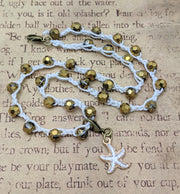 OCEAN LOVE CHOKER - Bohemian Chic - Golden Hour  - Starfish