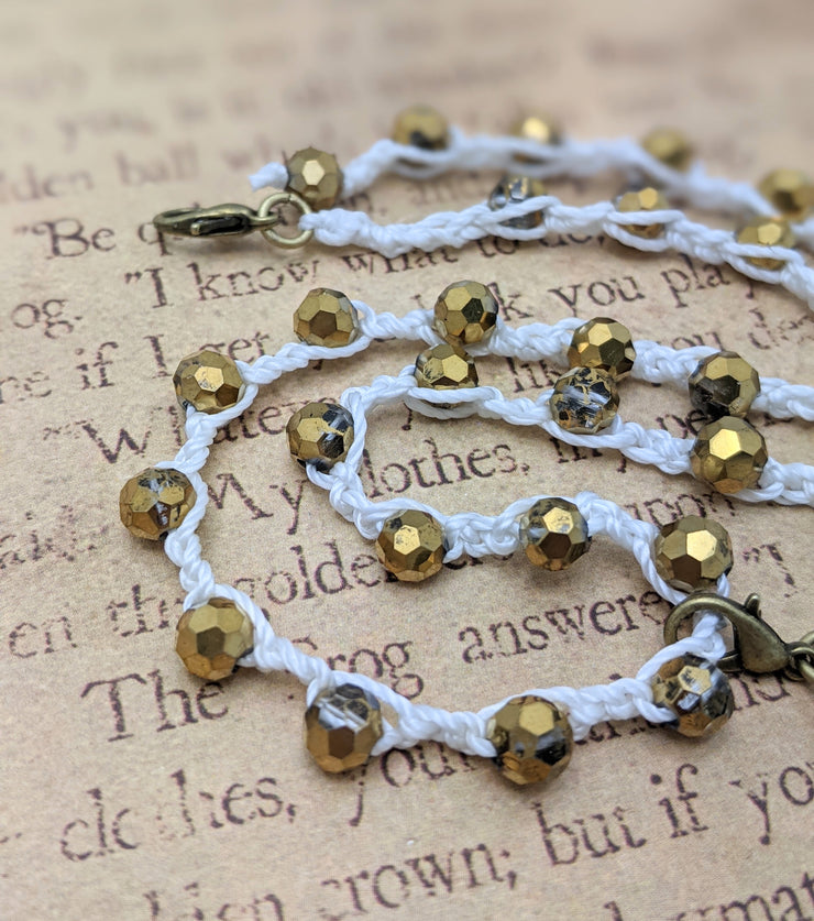 OCEAN LOVE CHOKER - Bohemian Chic - Golden Hour  - Starfish