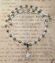 OCEAN LOVE CHOKER - Bohemian Chic - Golden Hour  - Starfish