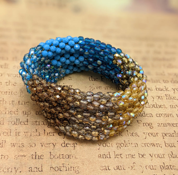 Continuous bangle bracelet - Ocean