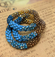 Continuous bangle bracelet - Ocean