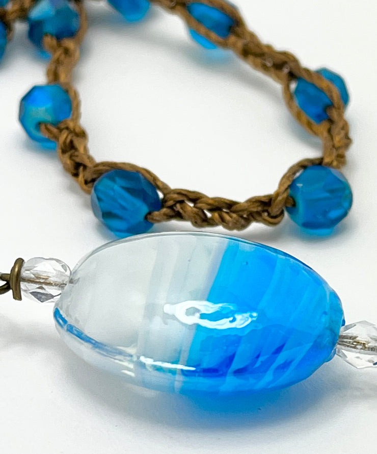 Bohemian Chic Mask Chain - Sand & Waves vibe