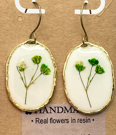 Real Flowers EARRINGS 🌸