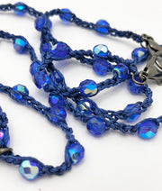 Bohemian Chic Mask Chain - Capri Sea Blue