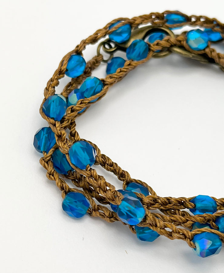 Bohemian Chic Mask Chain - Sand & Waves vibe