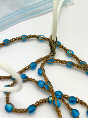 Bohemian Chic Mask Chain - Sand & Waves vibe