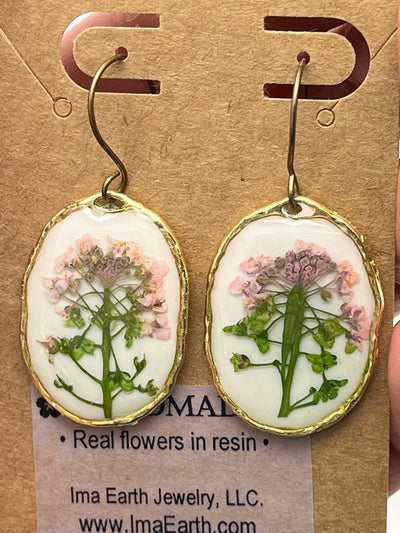 Real Flowers EARRINGS 🌸